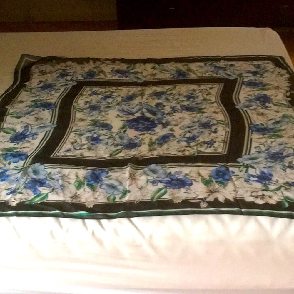 Silk scarf, White House Black Market. 100% silk
